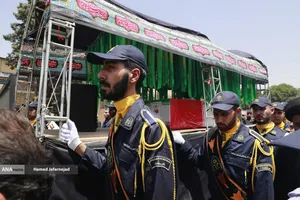 تشییع و تدفین پیکر مطهر بسیجی شهید حسین یوسفخانی