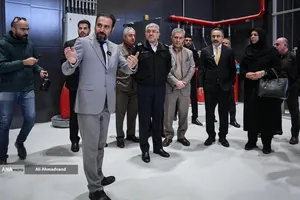 سردار تیمور حسینی رئیس پلیس راهور فراجا در مرکز آزمون&zwnj;های ایمنی و کیفیت خودرو