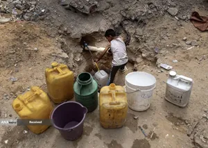 تشنگی زیر آوار و محاصره در غزه