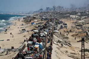 مردم آواره شهر غزه