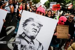 تظاهرات ضد ترامپ &laquo;بدون پادشاه&raquo; در سراسر آمریکا