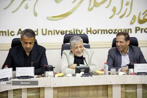  حضور دکتر رنجبر در جلسه شورای دانشگاه آزاد اسلامی استان هرمزگان 