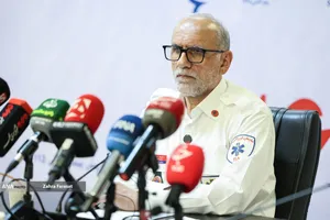 نشست خبری رئیس سازمان اورژانس کشور