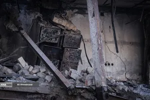 تخریب و آتش سوزی اموال عمومی در تهران