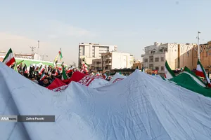 فریاد مردم تهران در محکومیت اقدامات تروریستی اغتشاشگران