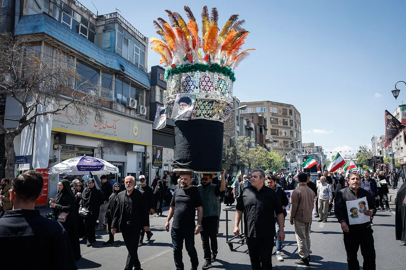 مراسم چهلمین روز شهادت حضرت آیت‌الله‌ خامنه ای رهبر شهید انقلاب - 2