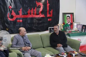 دیدار با خانواده نخبه شهید علی حیدرزاده