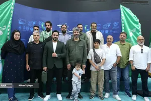 فتوکال عوامل فیلم قلب رقه در جشنواره فیلم مقاومت