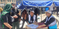 خدمت&zwnj;رسانی ۱۸۷ خادم افتخاری اربعین در ۱۳ ایستگاه راهنمای زائران در نجف