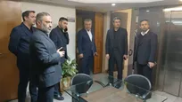 بازدید مدیر عامل بانک سینا از واحد‌های ستادی و تقدیر از همکاران در شرایط جنگی