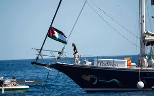 حرکت بزرگ&zwnj;ترین ناوگان"الصمود" همبستگی بین&zwnj;المللی از بندر بارسلونا اسپانیا به سوی غزه