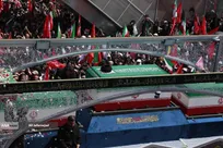 تشییع پیکر مطهر آقای شهید ایران و خانواده ایشان