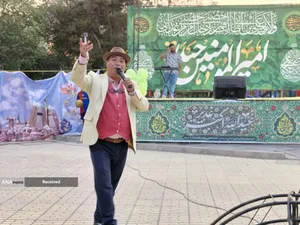 جشن عید غدیر با حضور خادمیاران رضوی