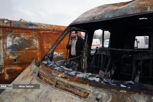 بازدید اصحاب رسانه از پایگاه مدیرت بحران نازی&zwnj;آباد و خودروهای آسیب دیده اورژانس در اثر تجاوز صهیونیستی آمریکایی