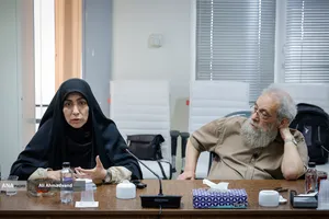 آزاده محمودیان و مسعود فراستی منتقد سینما