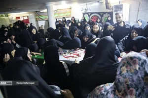 وداع با پیکر بسیجی شهید حسین یوسفخانی