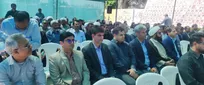 مراسم زنگ سپاس معلم در محل مدرسه شجره طیبه میناب