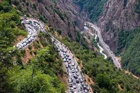 محور کندوان برای تخلیه بار ترافیکی یک‌طرفه شد