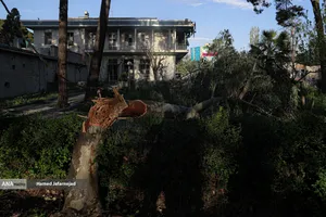 حمله اسرائیل به سفارت سابق آمریکا در تهران و تخریب ساختمان محل اقامت و دفتر کار ویلیام سالیوان آخرین سفیر ایالات متحده آمریکا در ایران