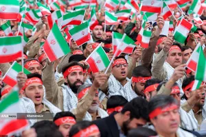 مراسم روز بسیج در حسینیه امام خمینی(ره)