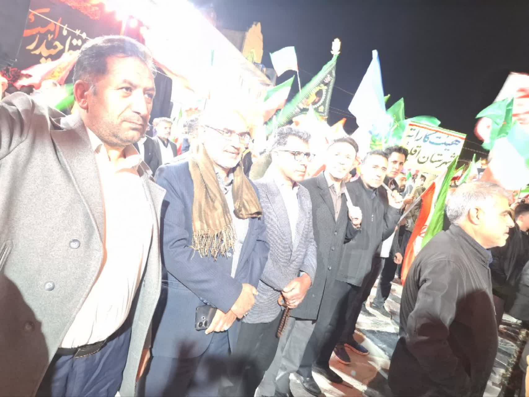 سی و ششمین شب از شب‌های اقتدار و همبستگی ملی با حضور دانشگاهیان اقلیدی