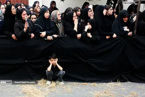 عزاداری و آیین خیمه&zwnj;سوزی عصر عاشورا در هیئت قمر بنی&zwnj;هاشم ساری