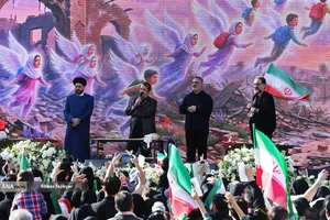 آیین چهلمین روز نوگلان دانش آموز میناب