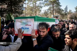 تشییع شهدای حمله متجاوزانه آمریکایی_صهیونی در بهشت زهرا