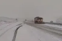 اتوبان تبریز-زنجان به‌دلیل کولاک مسدود شد