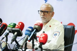 نشست خبری رئیس سازمان اورژانس کشور