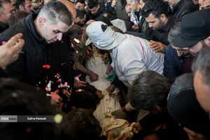 تشییع شهدای حمله متجاوزانه آمریکایی_صهیونی در بهشت زهرا