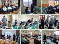 بازدید فرماندار و دادستان شهرستان رامسر از روند برگزاری آزمون سراسری در دانشگاه آزاد