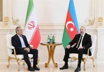 دیدار رؤسای جمهوری ایران و جمهوری آذربایجان در ترکمنستان