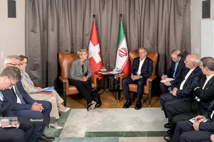 دیدار روسای جمهور ایران و سوئیس