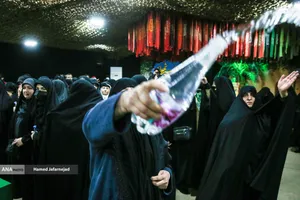 وداع با پیکر&zwnj; مطهر  شهید حجت&zwnj;الاسلام علی رازینی رئیس شعبه ۳۹ و شهید حجت&zwnj;الاسلام محمد مقیسه رئیس شعبه ۵۳ دیوان عالی کشور در معراج شهدای تهران