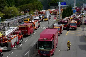 آتش&zwnj;سوزی مرگبار در برج&zwnj;های مسکونی هنگ&zwnj;کنگ