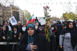 مراسم تشییع پیکرهای شهدای مدافع امنیت و مردم مظلوم