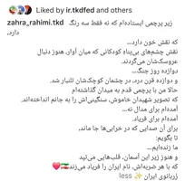 اقدام شجاعانه نایب‌قهرمان پارالمپیک/ برافراشتن پرچمی منقش به تصاویر فرزندان ایران+عکس