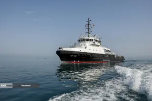 ورود شناور نیروی دریایی روسیه به رزمایش مرکب امداد و نجات دریای خزر ۲۰۲۵