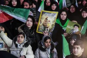 اجتماع مردمی در خونخواهی امام شهید امت - چهارراه کوکاکولا