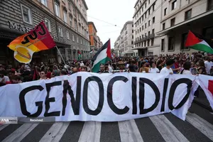 اعتراضات سراسری مردم ایتالیا در حمایت از فلسطین