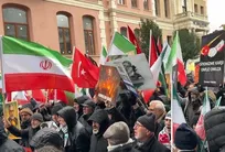 تجمع مردم ترکیه در حمایت از ایران و محکومیت اغتشاشات