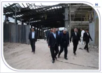 بازدید سرپرست بانک صادرات ایران از کارخانه آسیب‌دیده از جنگ؛ تأکید بر نقش بانک صادرات ایران در نوسازی اقتصاد پس از جنگ و اشتغال‌زایی پایدار