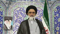 شعار «خامنه‌ای رهبر» را ادامه دهید؛ خامنه‌ای دیگری در راه است/با روحیه مقاومت اجازه نمی‌دهیم  ذره‌ای از خاک کشور در معرض تهدید دشمن قرار گیرد