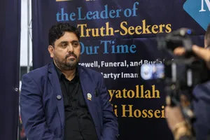 گفتگو با مهمانان خارجی آیین بدرقه آقای شهید ایران، رهبر شهید انقلاب
