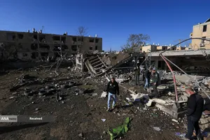 آثار حملات موشکی ایران به مرکز اصلی تحقیقات هسته ای رژیم صهیونیستی(دیمونا)