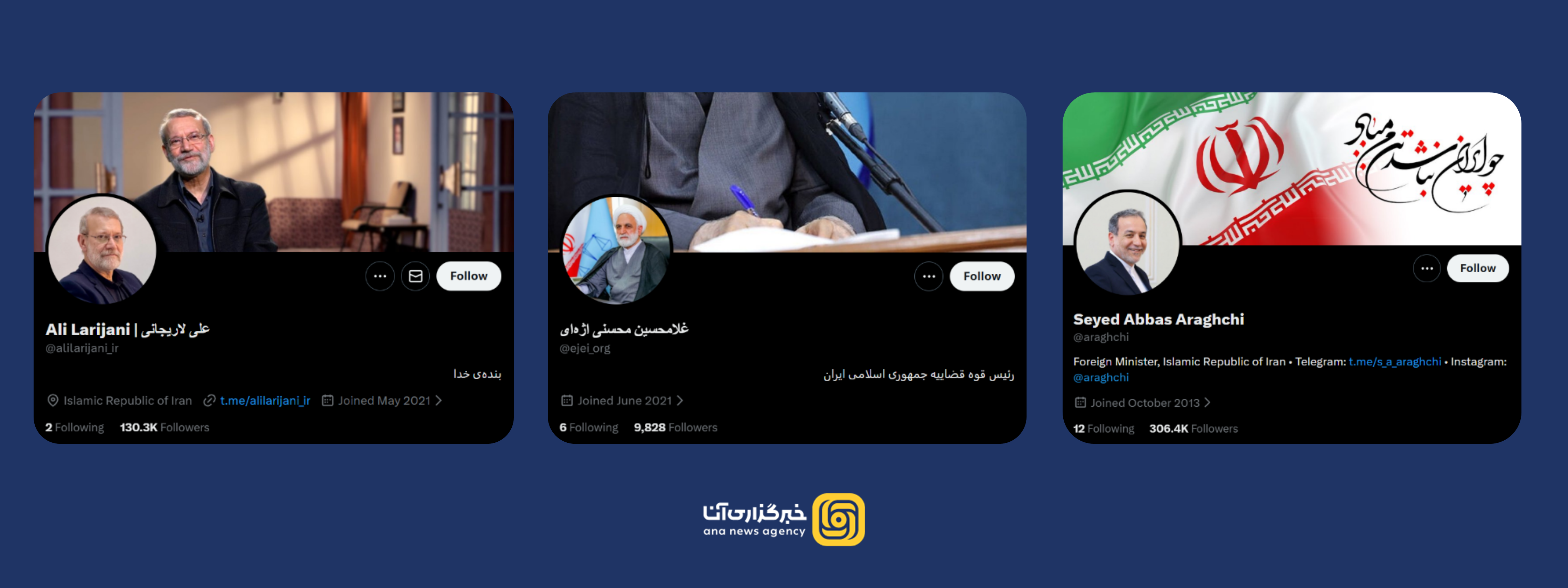 تحریم‌های آمریکا، تیک آبی مقامات ایران را در شبکه ایکس حذف کرد