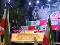 تشییع پیکر مطهر سردار شهید خادمی در میدان انقلاب تهران + فیلم