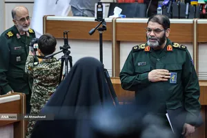 سردار حسین معروفی معاون هماهنگ&zwnj;کننده بسیج و رئیس ستاد گرامیداشت چهل و پنجمین هفته دفاع مقدس