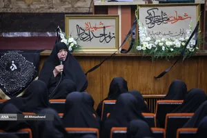 مراسم یادبود قائد شهید و بانوان شهیده بیت رهبری در دانشگاه الزهرا(س) 